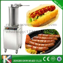 CE сертифицированный KN-15 L нержавеющей стали 220/110 V 50/60 автоматический гидравлический машина для производства колбасы для продажи