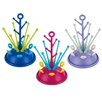 

Fashion Baby Feeding Bottle Drying Stand Rack Storage Holder Infant Nipple Shelf Drainer