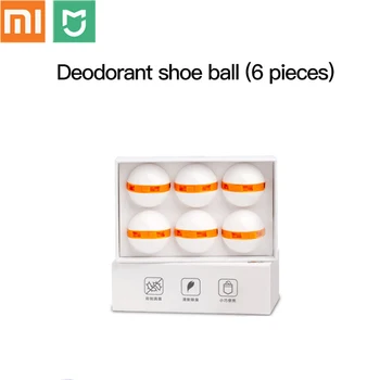 

New Xiaomi Youpin Clean Fresh Shoes Deodorant Dry Deodorizer Air Purifying Switch Ball Shoes Eliminator for Home Shoes 6pcs