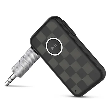 

New Bt09B Mini Bluetooth Receiver Adapter 4.1 Aux 3.5Mm Handsfree Car Receiver Kit Bluetooth Audio Adapter