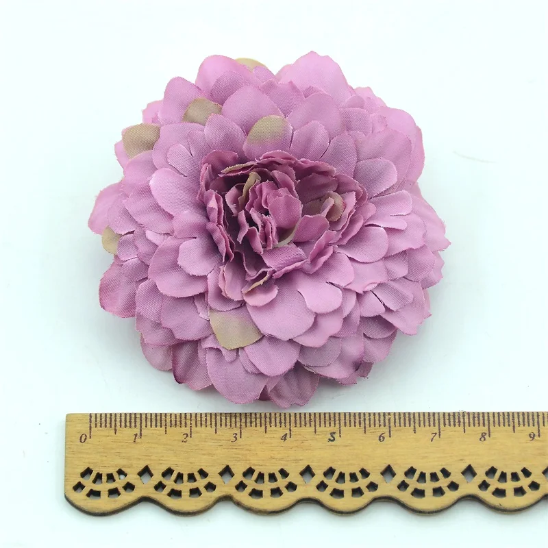5 шт. 7 см искусственные хризантемы шелковая Цветочная головка для дома Свадебные украшения венок Скрапбукинг искусственный подсолнух цветы
