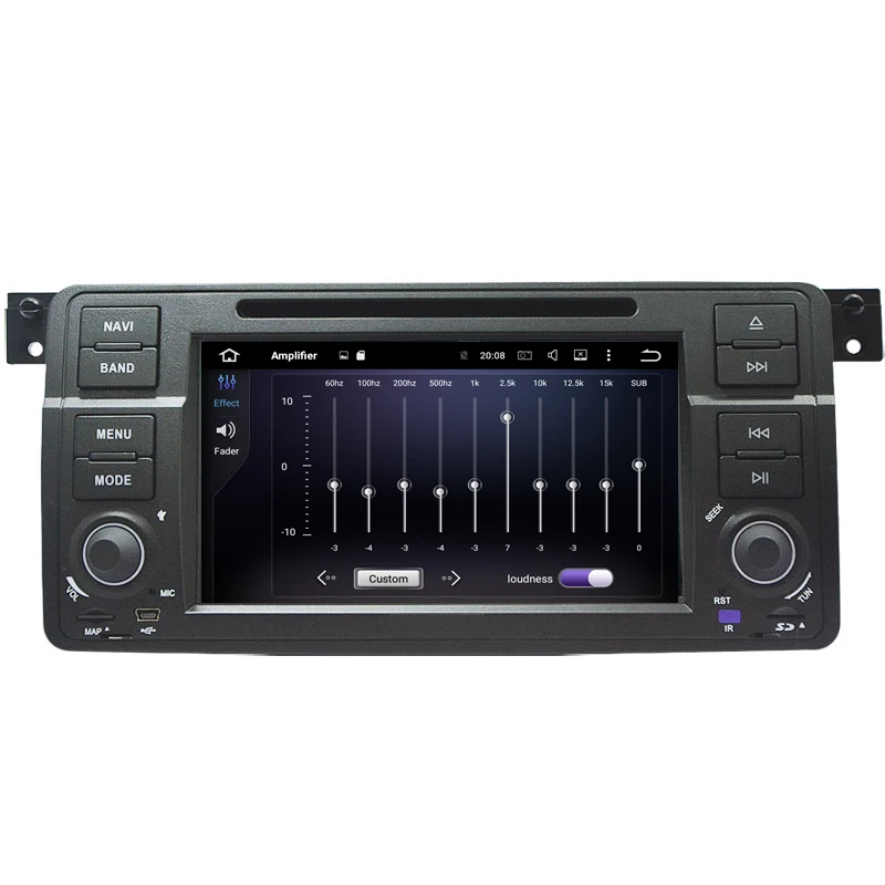 Clearance 7 INCH Android 9.0 8 CORE octa cor Car dvd player gps navigation For BMW E46 M3 X5 Rover 3 Series RAM carplay 30 EQ RADIO STEREO 11