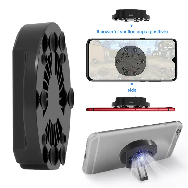 

Gamepad Holder Stand Bank Radiator Mute Fan for Tablet Iphone Xiaomi Universal Mobile Phone USB Cooler Cooling Fan