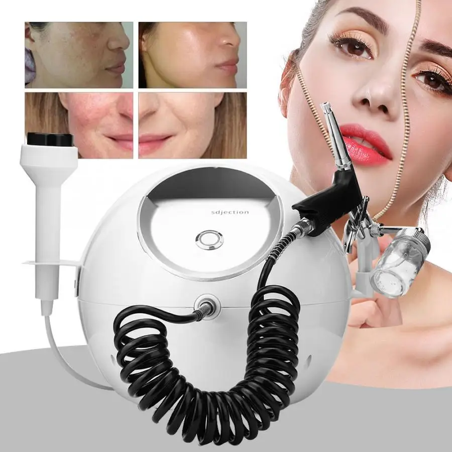 

2 In 1 Facial SPA Sprayer Anti-aging Machine Oxygen Water Injection Sprayer High Frequency Ultrasonic Skin Rejuvenation Beauty