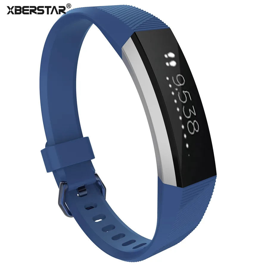 Силиконовый ремешок XBERSTAR унисекс Браслет Для Fitbit Alta HR сменный фитнес С