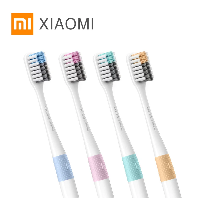 

Original Xiaomi DOCTOR B Toothbrushs Mi Home 4 Color In 1 Kit Deep Cleaning Travel Box Included Soft-bristle For Smart Home
