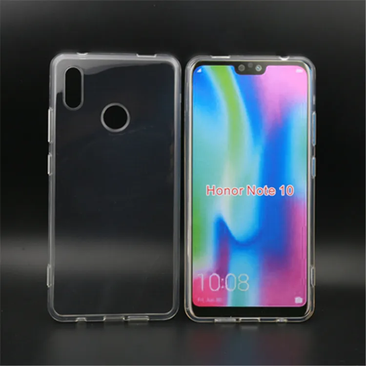 100 шт./лот прозрачный Гладкий мягкий чехол из ТПУ для Huawei Honor Note 10 | Мобильные