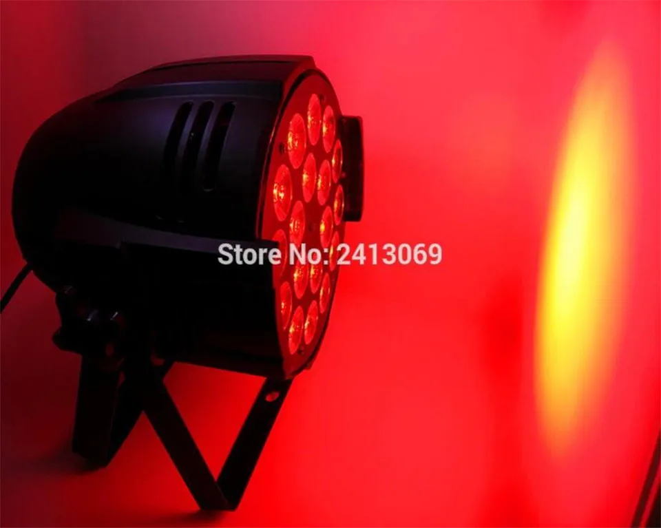 Aleacion de aluminio LED par 18x12 W RGBW 4 в 1 Par Can dj Par64 spotlight proyector wash iluminacion luz la etapa luz|rgbw 4in1|led parled can |