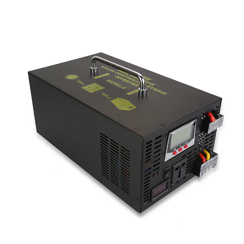 2500 W Invertitore Puro Dell'Onda Di Seno Hybrid Inverter 24 V 220 V Inverter Solare 12 V/48 V A 120 V/230 V/240 V Dc A Dc/Ac Convertitore 30A Caricat