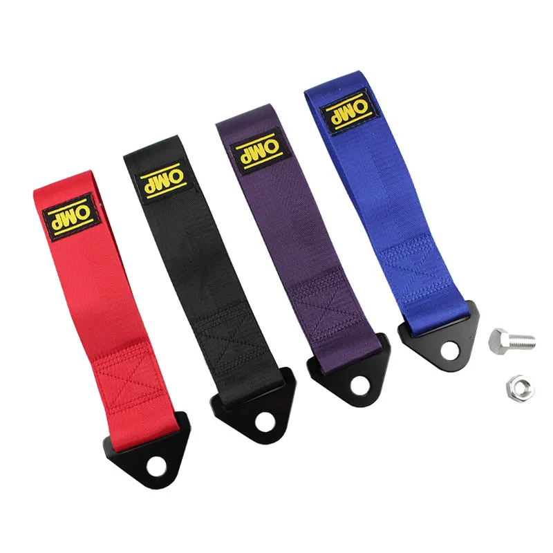 RASTP جديد المواد سطح أملس لامعة المرصد المغربي للسجون عالية القوة النايلون سباق سيارة سحب حزام سحب الحبال BAG013A