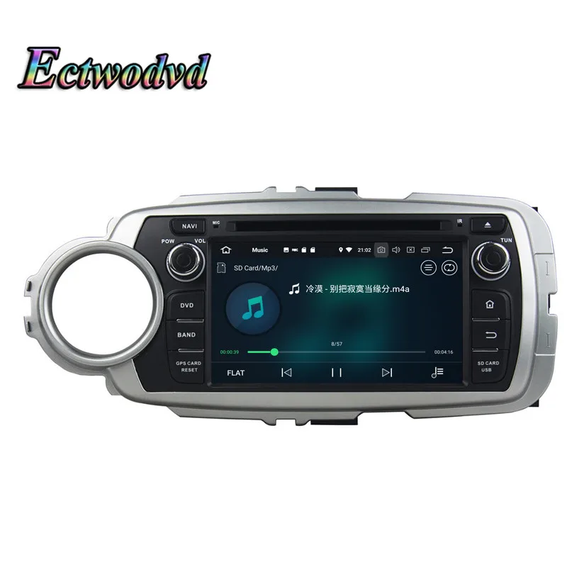 Clearance Ectwodvd Octa Core 4G RAM 64G ROM Android 9.0 Car Multimedia DVD Player GPS HeadUnit For Toyota Yaris 2012 2013 Left 5