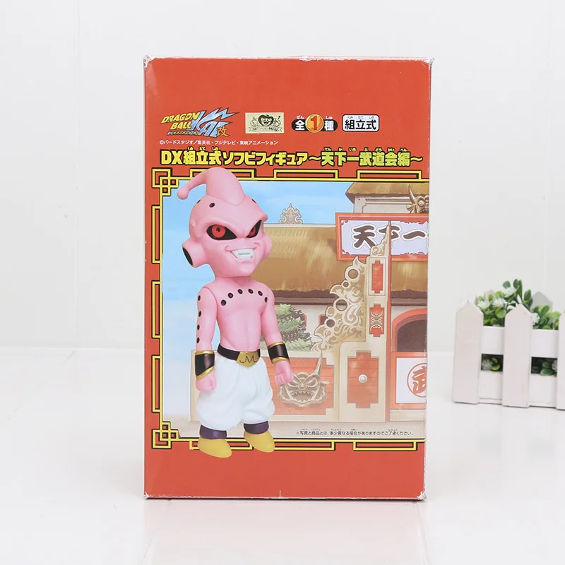 Аниме Dragon Ball Z super saiyan Majin Buu girl Boo evil Buu ПВХ фигурка Коллекционная модель игрушка Dragon Ball - Цвет: 18cm buu in box