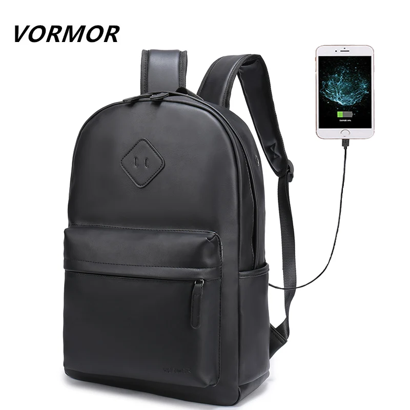 

Backpack Student College Waterproof Leather Backpack Men Women Material Escolar Mochila Quality Brand Laptop Bag School Backpack