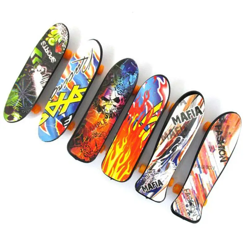 6 шт./лот мини Finger скейтборды Fingerboard мальчики игрушка скейтборд подшипник колеса