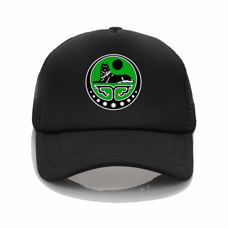 

Fashion hat Chechen Republic of Ichkeria Print Men Women Baseball caps Chechen Wolf Second Ch Summer mesh cap