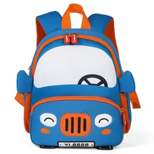 Рюкзаки с 3D рисунком автомобиля для детей от 2 до 5 лет, модные милые детские школьные сумки для детского сада, школьная сумка для мальчиков, Mochila Escolar