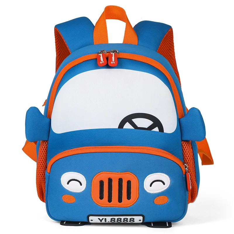  3D Cartoon Car Backpacks for 2-5 Years Old Children Fashion Cute Kindergarten Kids School Bags Boy  - 32976887016