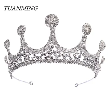 

Rhinestone Bride Hairband Crown Wedding Bride Hair Jewelry Bridesmaid Princess Hair Hoop Headpieces Bride's Tiara