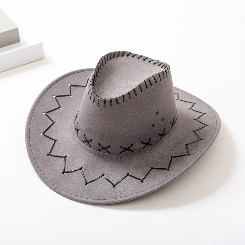 Новое поступление Панама шляпа западная ковбойская шляпа от солнца для мужчин и женщин летние классические решетки пляжные шляпы