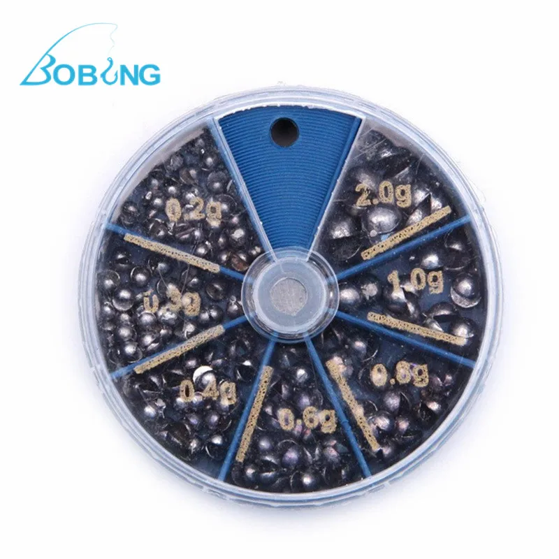 

Bobing 105Pcs/Box 7Size Lead Explosion Models Selling Sinkers Fishing Supplies  Accessories 0.2g 0.3g 0.4g 0.6g 0.8g 1g 2g