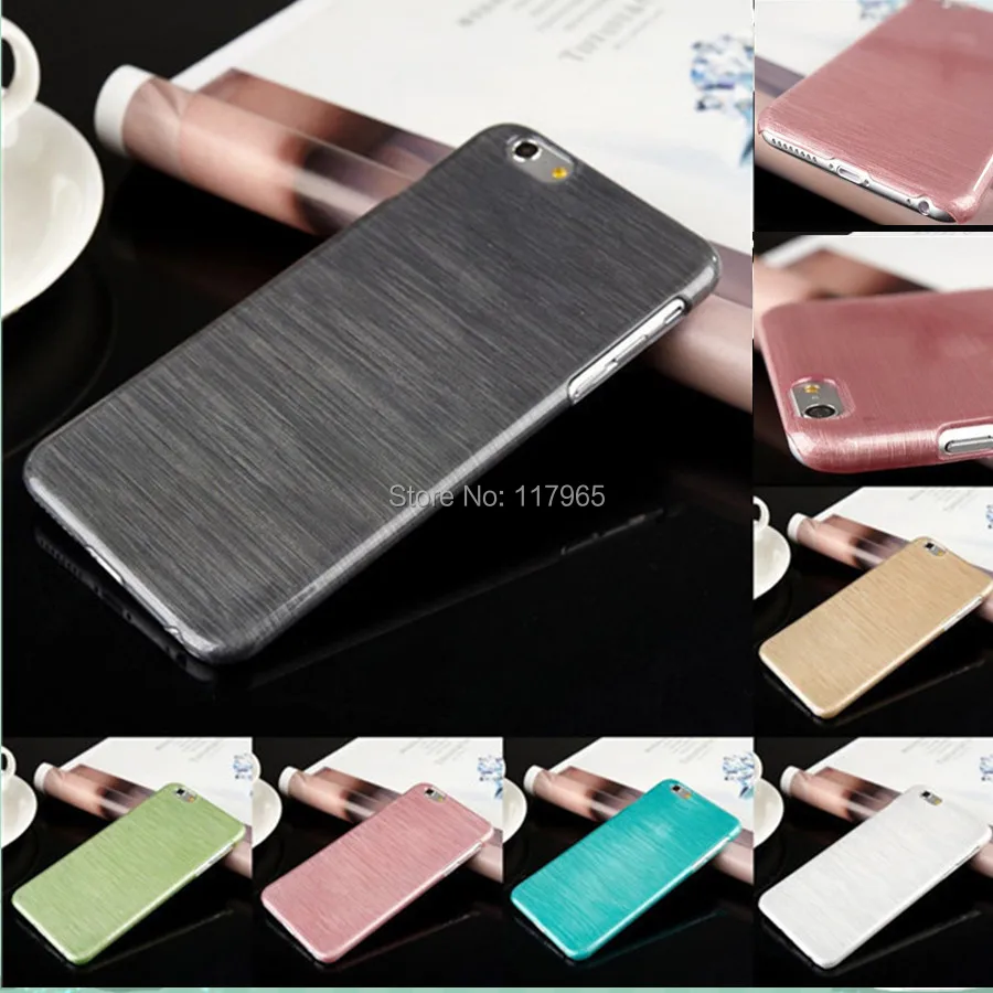 Роскошные Multicolors Ультра Тонкий ПК Матовый Трудный Случай Крышки Кожи Для iPhone 6 Plus