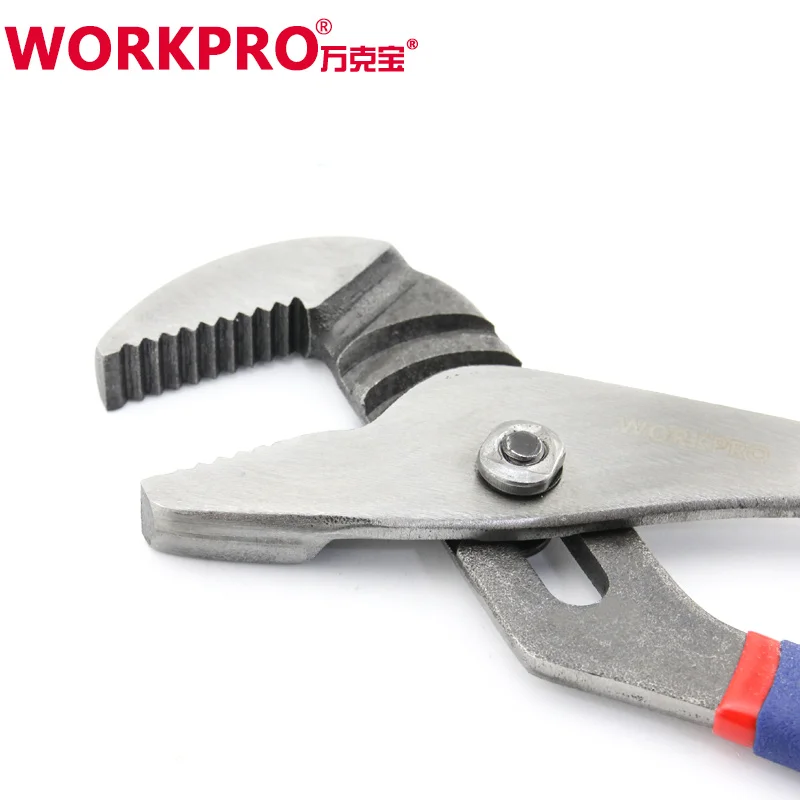 Многофункциональные плоскогубцы WORKPRO, регулируемый зажим для водопровода, универсальный гаечный ключ для труб