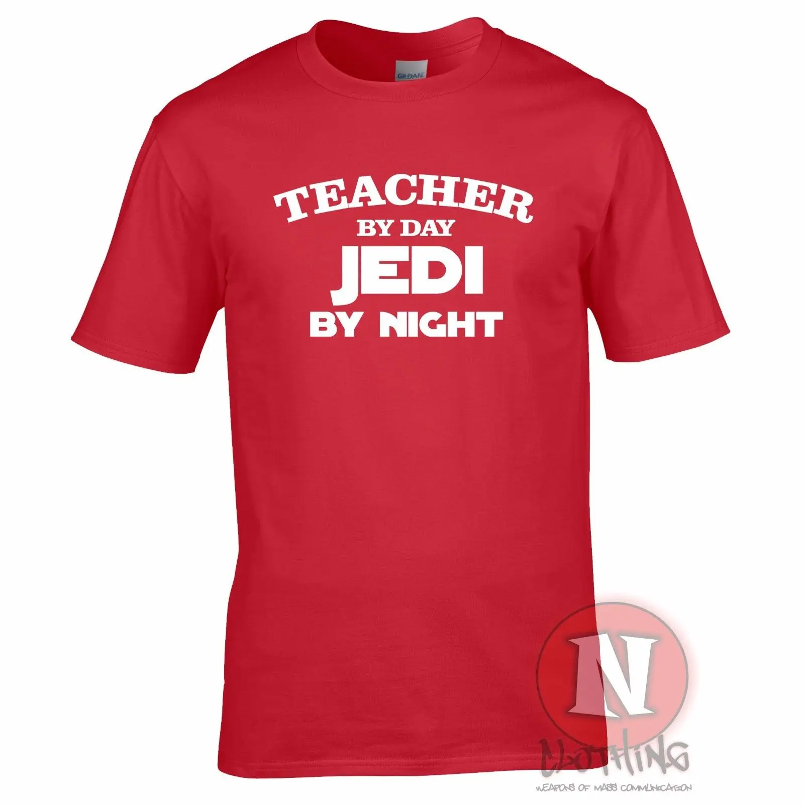 Teacher by day Jedi by night leaving birthday retirement fun Star Wars t-shirt