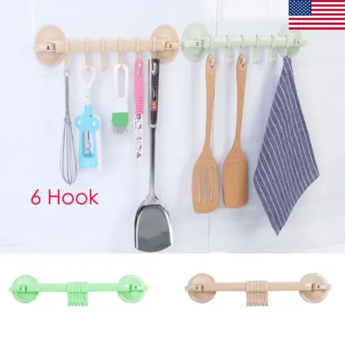 

US Colorful Suction Door Hanger Hooks Vacuum Bathroom Kitchen Wall Load-bearing Hanger Multi-Purpose Oraganization