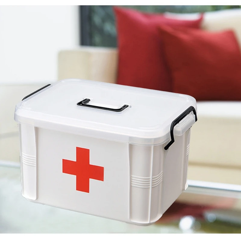 Medicine Box Family Home Emergency Storage Health Care Portable