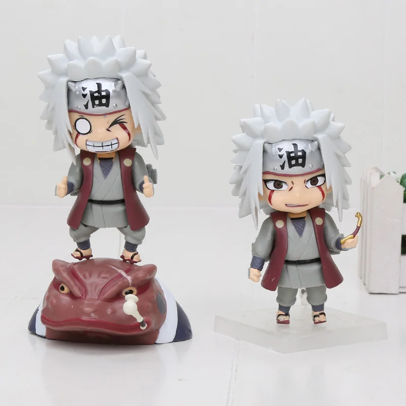 

2pcs/set Naruto Shippuden Figure Toy Jiraiya Gama Bunta Ero Sennin PVC Action Figure Collectible Model Toy Doll