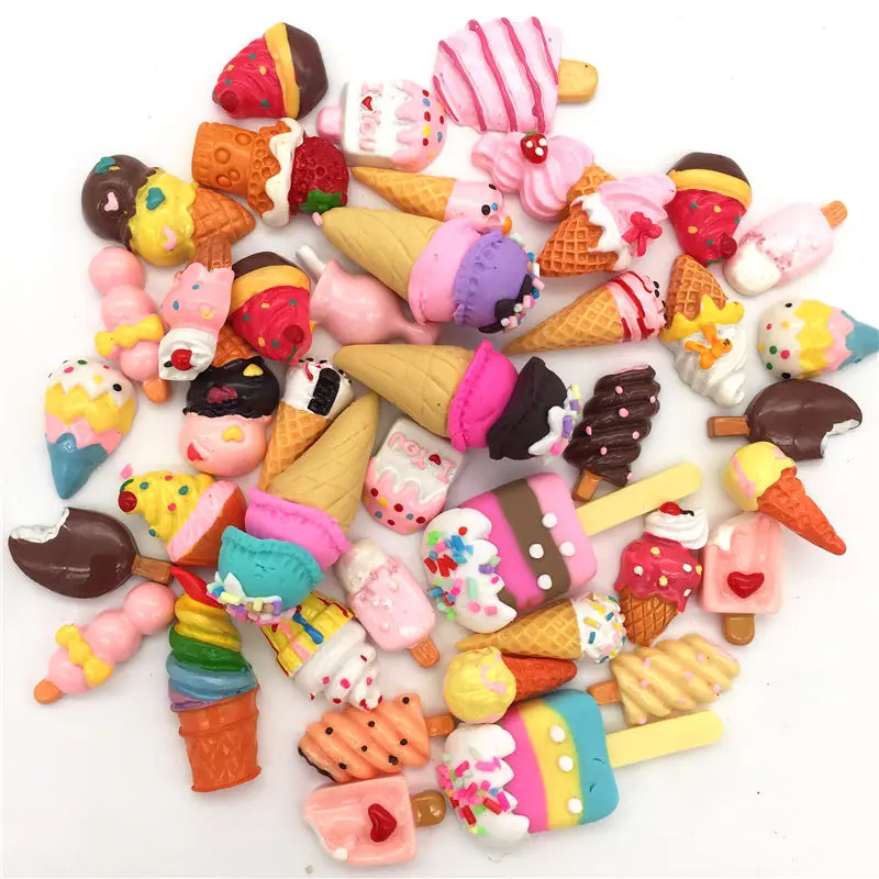 

Free shipping! Resin Cream cakes,Cute little pastry,cherry, heart Resin Flatback Cabochon for phone decoration,Butter hands DIY