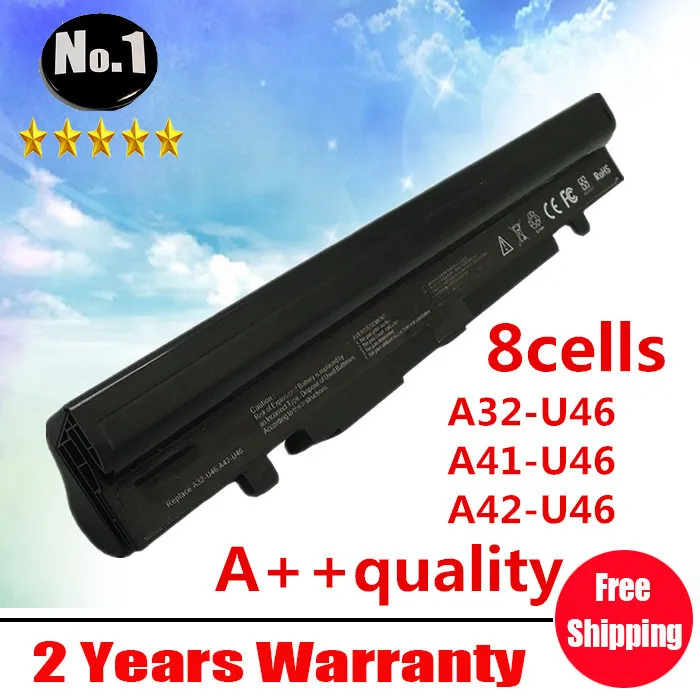 Wholesale New 8cells laptop battery For ASUS U46 U46JC U56 U56E U56J