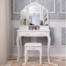 European dressing table bedroom garden small apartment simple dressing table modern princess mini economic makeup table my apartment
