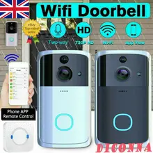Умная беспроводная камера Wi-Fi для дверного звонка видео беспроводной дистанционный дверной звонок CCTV Chime Phone APP