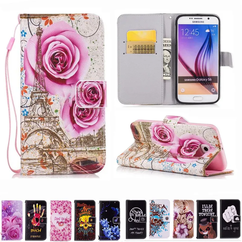 

for Samsung Galaxy S9 Plus S8 Plus S6 S7 edge Note 8 Stand Flip Leather Wallet Phone Case Cover for Galaxy S8 S9 Note8