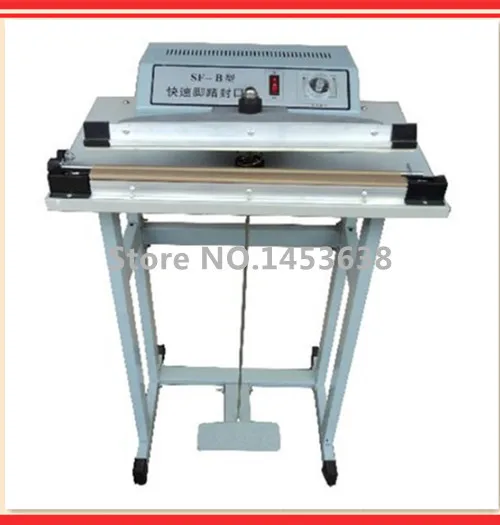 Foot sealer 300mm pedal impulse electrical sealing machine aluminum