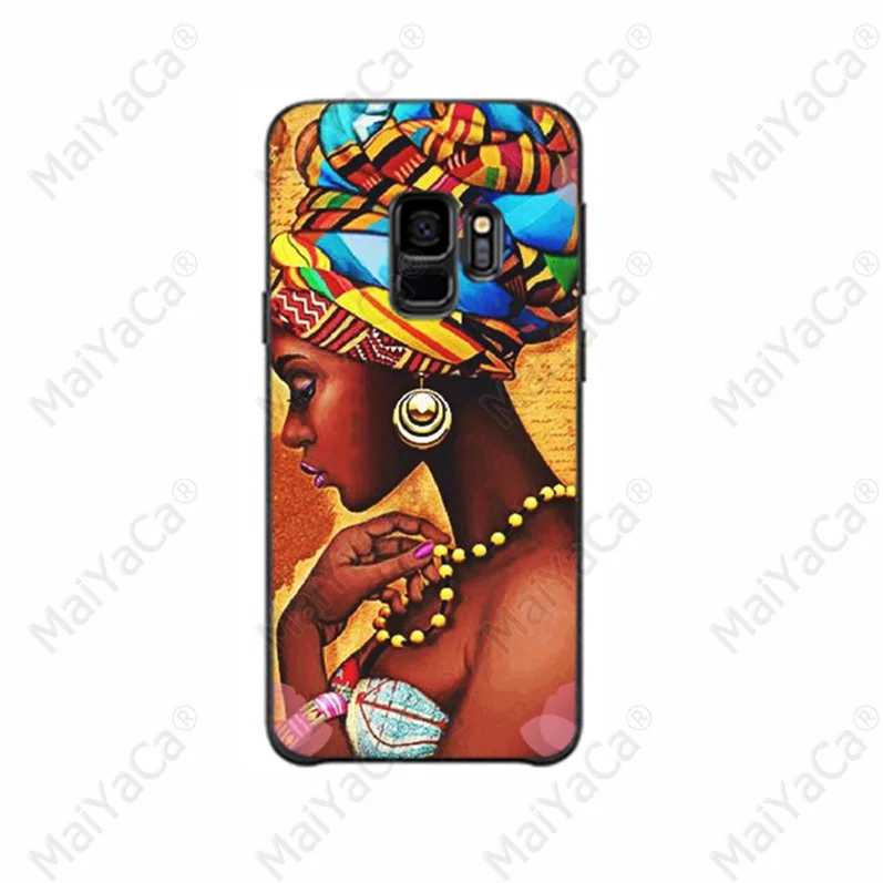 Colorful art african girl