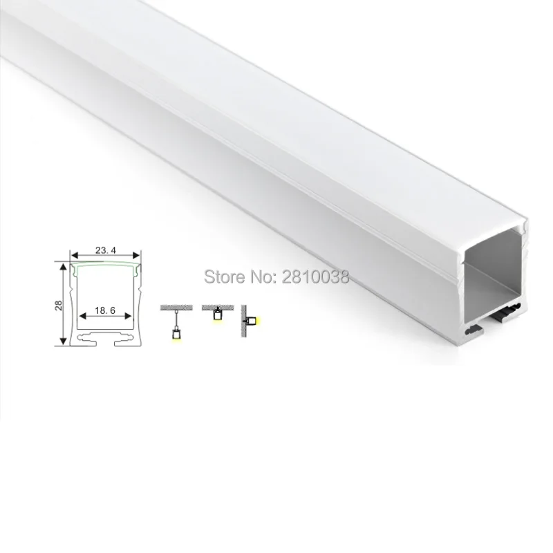 10X2 м наборы/партия поверхностного монтажа алюминиевый профиль led и U Тип