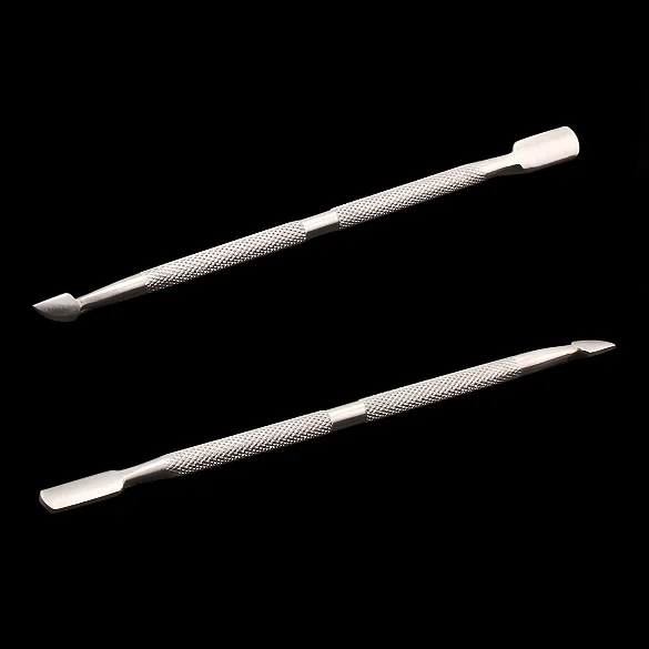 

Metal Manicure Pedicure Cuticle Nail Pusher Spoon Cut Remover Knife Cleaning Kits Tools -35