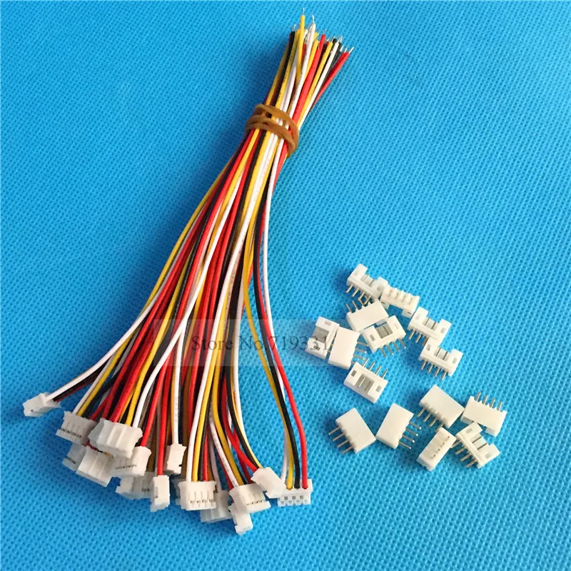 20 компл. Мини Micro JST 2 0 PH 4 контактный разъем с проводами кабели|4-pin jst|plug connectorplug jst |