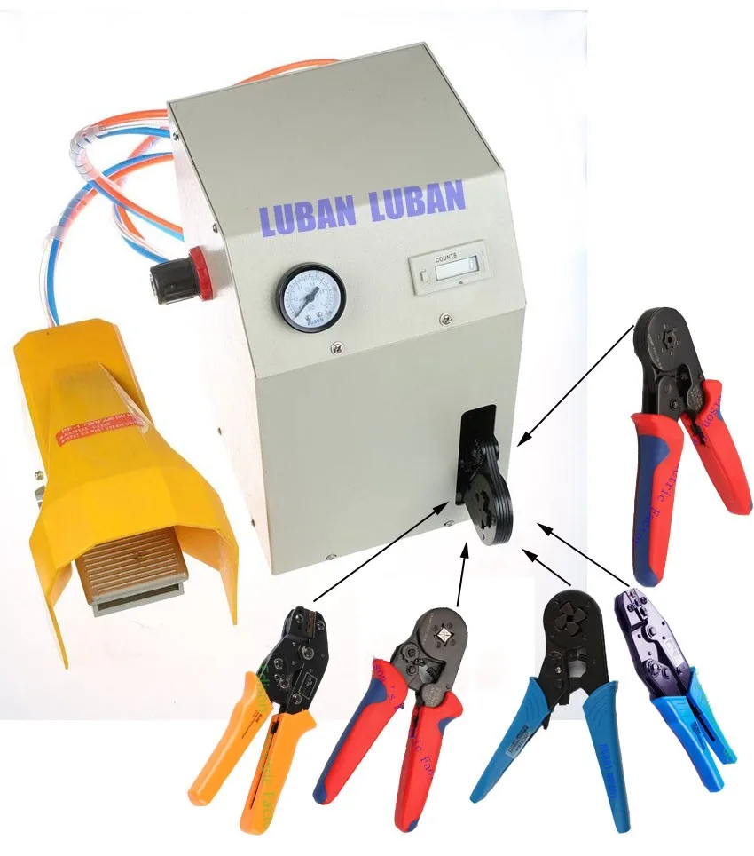 

AM-60 PNEUMATIC CRIMPING TOOLS for Terminals it can insert HSC8 , SN series , HS series CRIMPING PILER Crimping machine