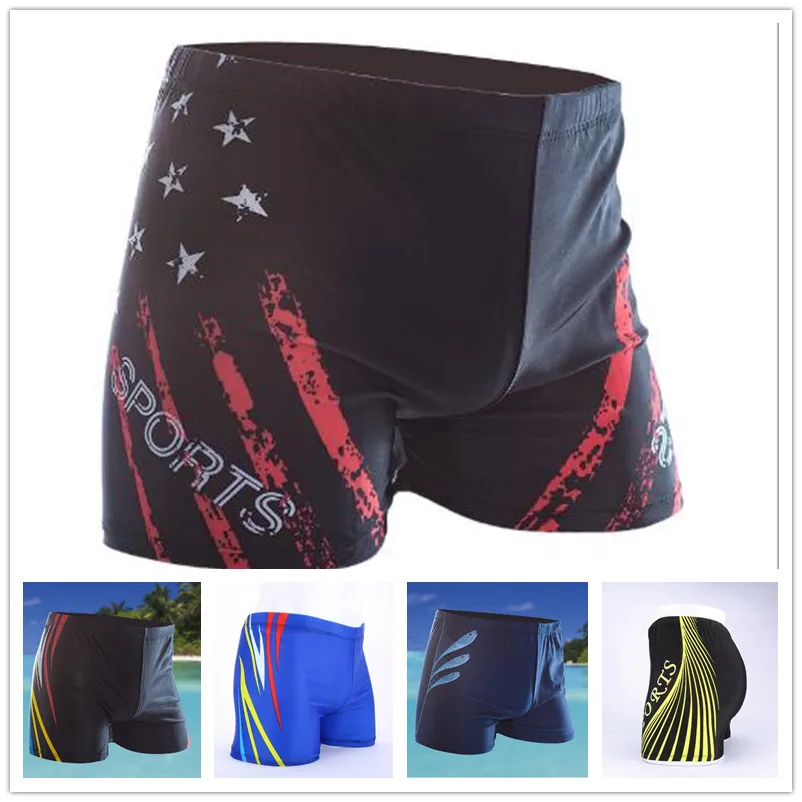 mens elastic waist bathing suit