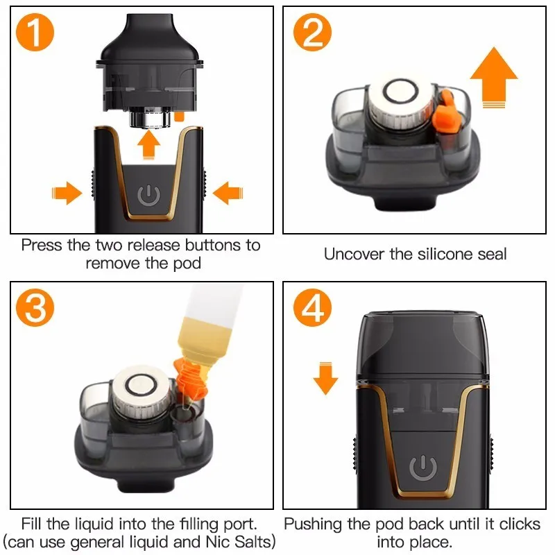 Electronic Cigarette Vape Pod System aspire Nautilus AIO Starter Kit with 1.8ohm NS MTL Coil 4.5ML Capacity Replaceable Cartidge Electronic Cigarette Vape Pod System aspire Nautilus AIO Starter Kit with 1.8ohm NS MTL Coil 4.5ML Capacity Replaceable Cartidge