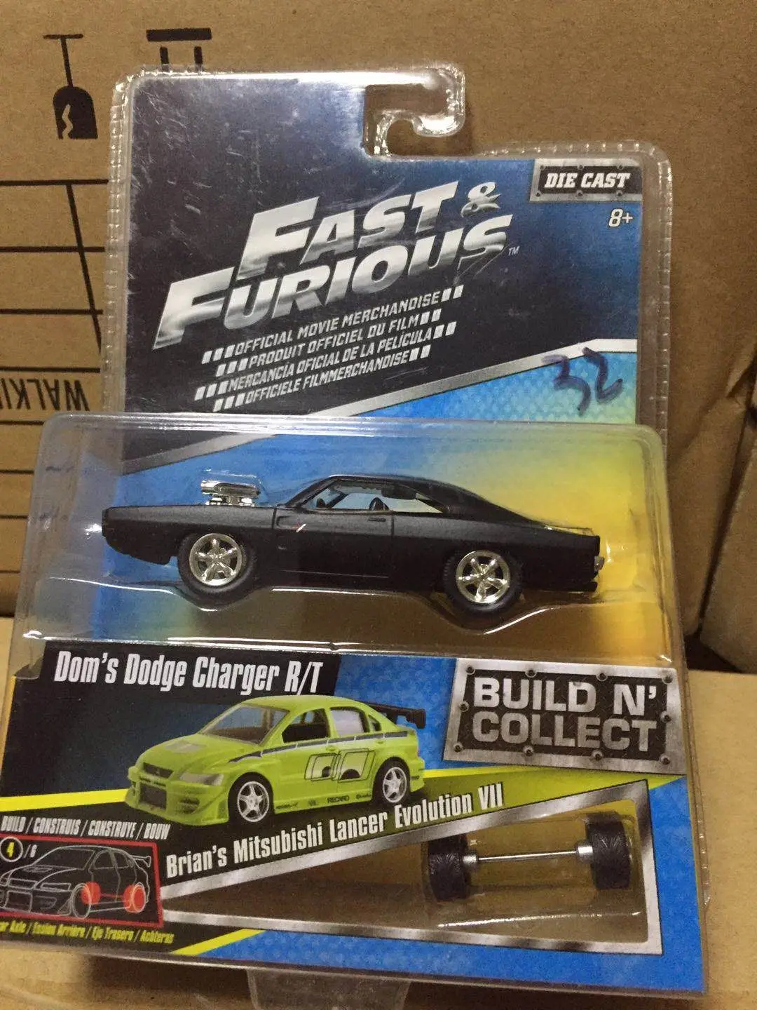 Игрушечный автомобиль Ja da 1:64 Dom's Dod ge Charger RT игрушечный из сплава игрушки для