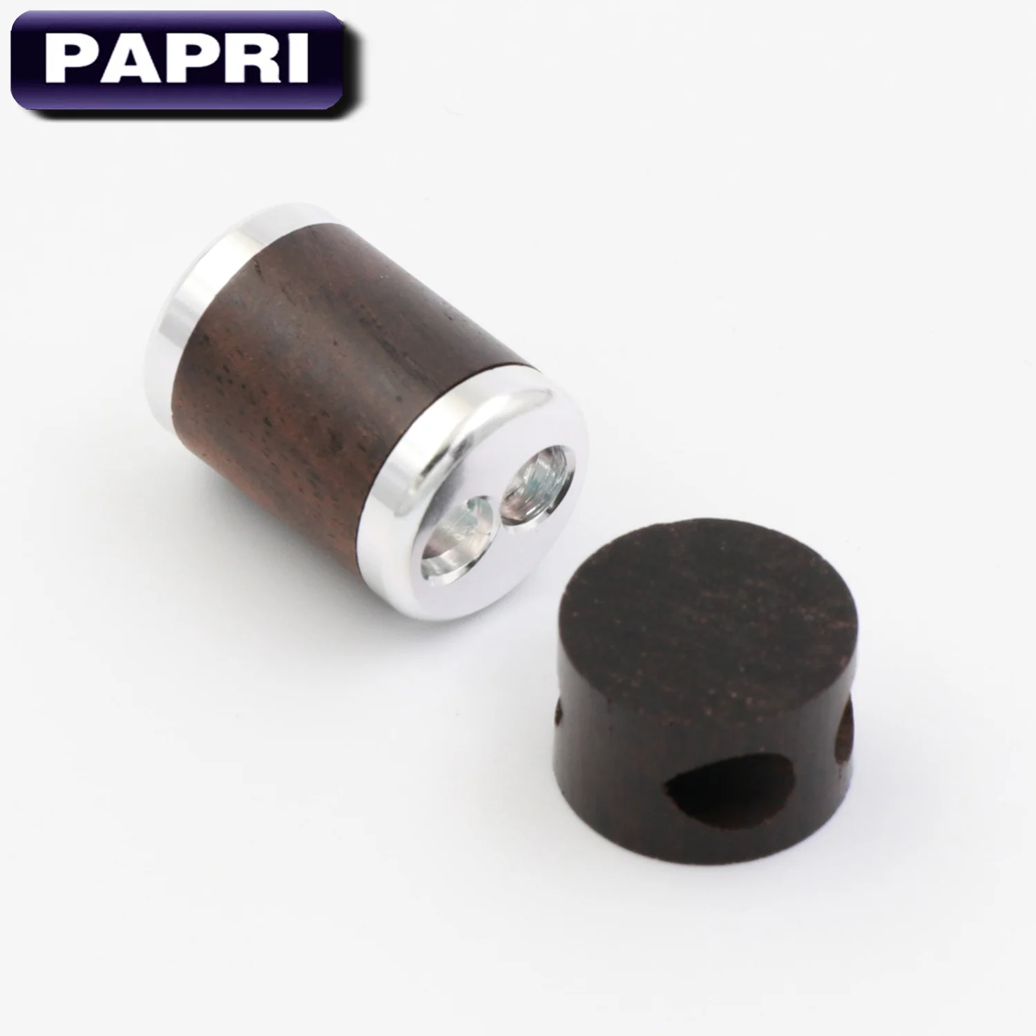 PAPRI новейший 1 шт. адаптер слайдер для DIY обновления кабеля наушников сплиттер один алюминиевый сплав сандалового дерева кабель брюки