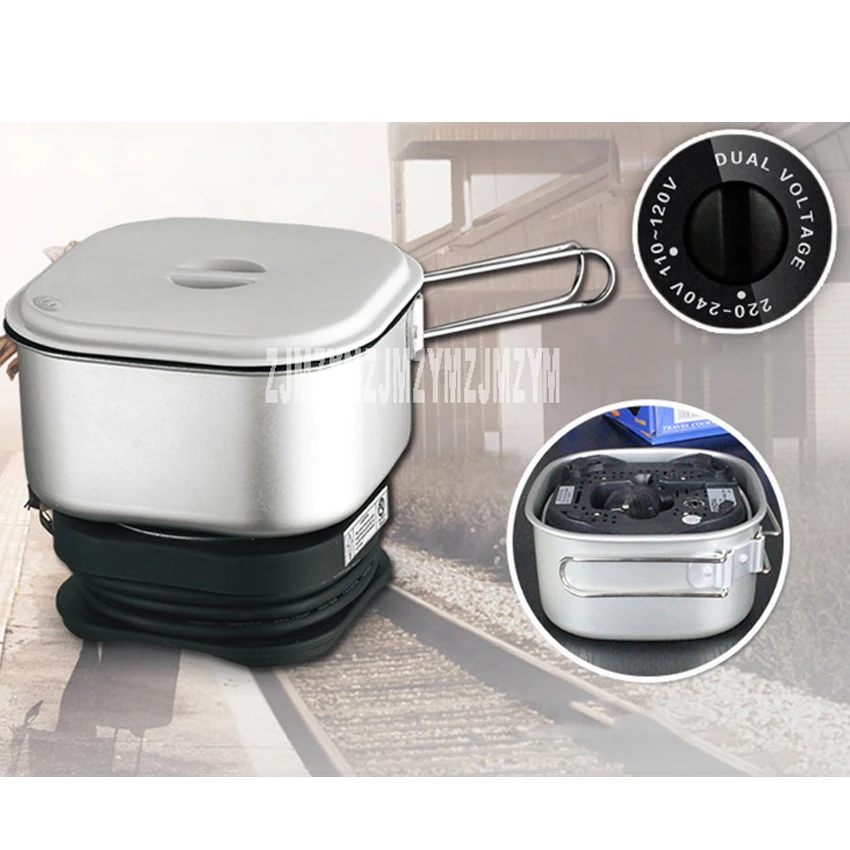 110V / 220V dual voltage mini travel pot 1.3L portable electric cup
