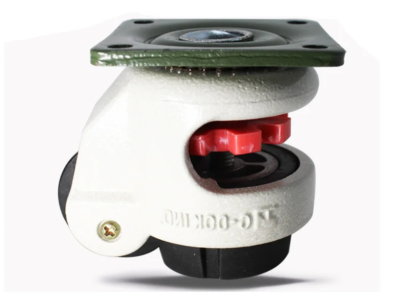 

GD-40F,level adjustment caster with support frame load capacity 50kg/piece Raise height10mm,Industrial casters