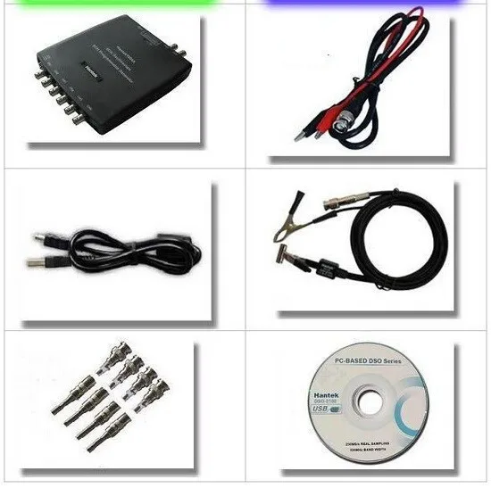 Hantek 1008C 8CH USB область DAQ 8CH Программируемый генератор 8-канальный сетевой видеорегистратор 2.4MSa/s DHL EMS UPS