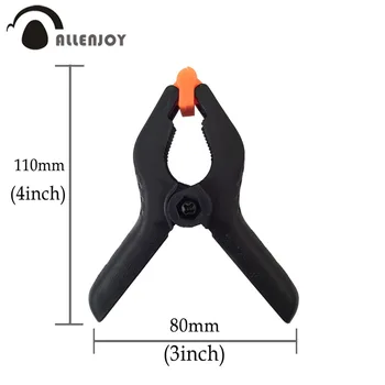 

Allenjoy 4/6 inch clamps photography backdrop plastic clips for photo studio shooting props camera background