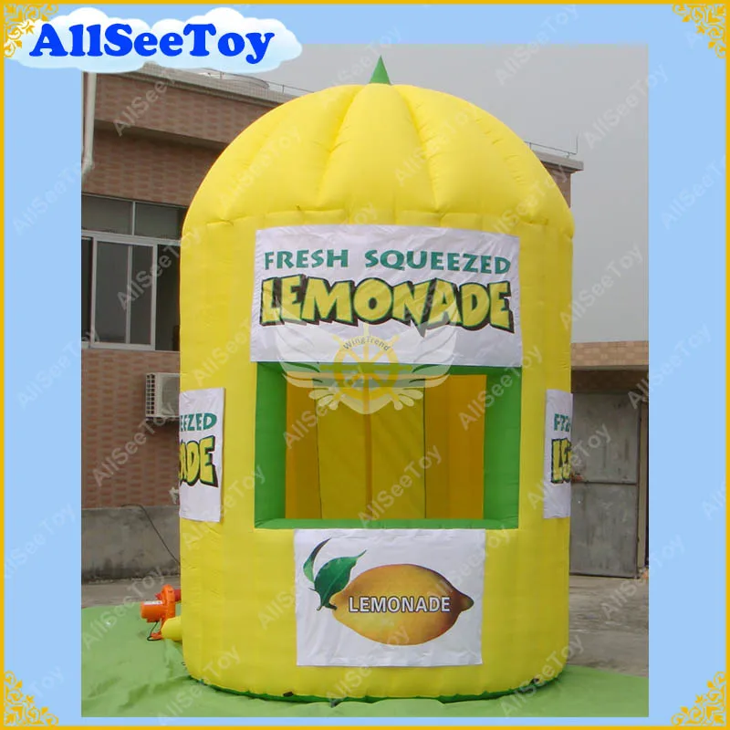 

Hot Inflatable Lemonade Kiosk for Free Shipping,Booth Include CE or UL certificated Blower,Can be Customized